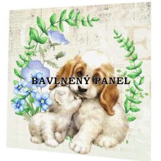 Bavlněná látka-panel A6736