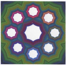 BAVLNĚNÁ LÁTKA - panel 14 x 14 cm  MMK238