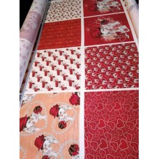 BAVLNĚNÝ PANEL - 35 x 35 cm KOLEKCE LOVE 395FC498