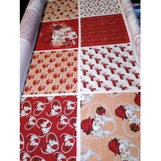 BAVLNĚNÝ PANEL - 35 x 35 cm KOLEKCE LOVE 397FC501