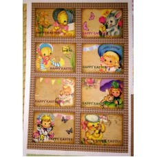 Bavlněný panel - sada 25 x 37 cm  VES64