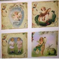 Bavlněný panel - sada 19 x 19 cm  VES155