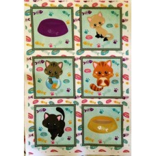 BAVLNĚNÝ PANEL - SADA 21 x 30 cm  5DG33