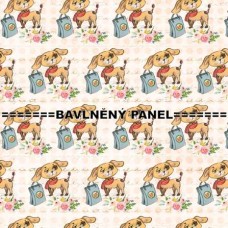 BAVLNĚNÝ PANEL  25 x 25 cm  4LP453