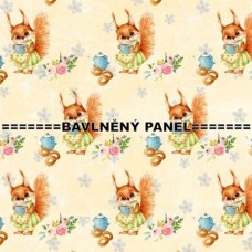 BAVLNĚNÝ PANEL  25 x 25 cm  4LP493