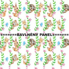 BAVLNĚNÝ PANEL  25 x 25 cm  4LP508
