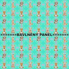 BAVLNĚNÝ PANEL  25 x 25 cm  4LP509