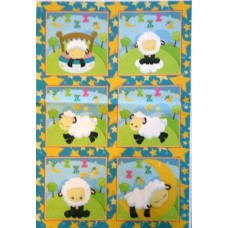 BAVLNĚNÝ PANEL - SADA 31 x 46 cm  6DG91