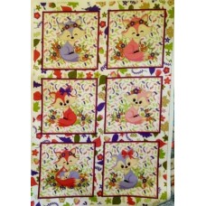 BAVLNĚNÝ PANEL - SADA 31 x 46 cm  6DG105