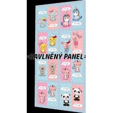 BAVLNĚNÝ PANEL - SADA 30 X 57 CM NP-40