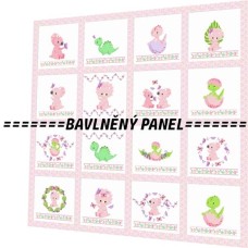 BAVLNĚNÝ PANEL - SADA 35 X 35 cm PO-7
