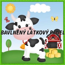 BAVLNĚNÝ PANEL - KOLEKCE NA STATKU4 - 25x25 cm 4pex11