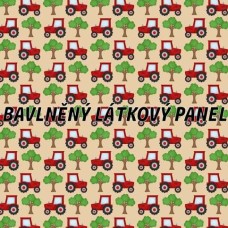 BAVLNĚNÝ PANEL - KOLEKCE NA STATKU4 - 35x35 cm 4pex34