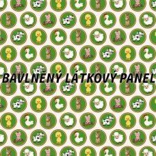 BAVLNĚNÝ PANEL - KOLEKCE NA STATKU4 - 47x47 cm 4pex26