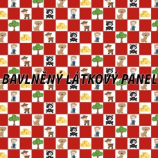 BAVLNĚNÝ PANEL - KOLEKCE NA STATKU4 - 47x47 cm 4pex31