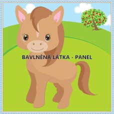 BAVLNĚNÝ PANEL - KOLEKCE NA STATKU1 - 25x25 cm 1pex5
