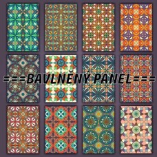 BAVLNĚNÁ LÁTKA - blok 35 X 35 cm NA OBJEDNÁVKU MAV247