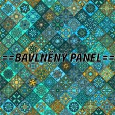 BAVLNĚNÁ LÁTKA - blok 35 X 35 cm NA OBJEDNÁVKU MAV334