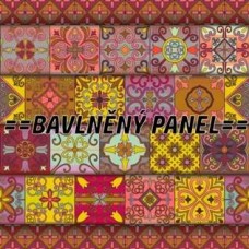 BAVLNĚNÁ LÁTKA - blok 35 X 35 cm NA OBJEDNÁVKU MAV385