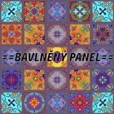 BAVLNĚNÁ LÁTKA - blok 35 X 35 cm NA OBJEDNÁVKU MAV387
