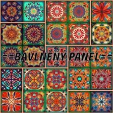 BAVLNĚNÁ LÁTKA - blok 35 X 35 cm NA OBJEDNÁVKU MAV441