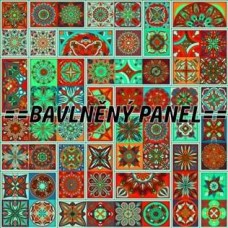 BAVLNĚNÁ LÁTKA - blok 35 X 35 cm NA OBJEDNÁVKU MAV444