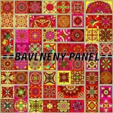 BAVLNĚNÁ LÁTKA - blok 35 X 35 cm NA OBJEDNÁVKU MAV445