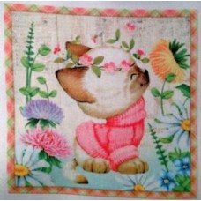 BAVLNĚNÝ PANEL DĚTSKÝ 10 x 10 cm   DOF3