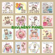BAVLNĚNÝ PANEL - SADA 35 X 35 CM  NP-200