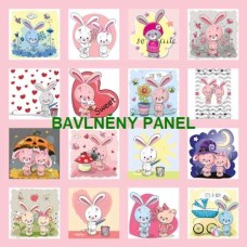 BAVLNĚNÝ PANEL - SADA 35 X 35 CM  NP-202