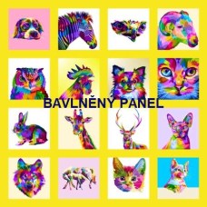 BAVLNĚNÝ PANEL 35  x 35 cm   FRES1