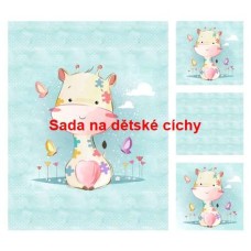 Autorská sada bavlněných panelů na peřinku č.24