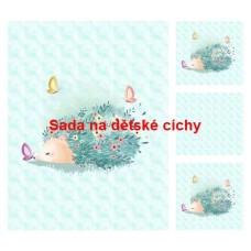Autorská sada bavlněných panelů na peřinku č.32
