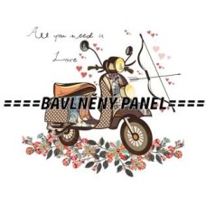 Látkový panel - varianty materiálu a velikosti - čtvercový  155-34