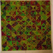 BAVLNĚNÁ LÁTKA - panel 35 X 35 cm  9MAN42