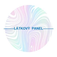 Kulatý panel bavlněný-  varianty velikosti , kód 195-8zd