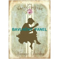 BAVLNĚNÝ PANEL - 14 x 20 cm ZPF161