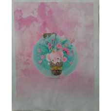 BAVLNĚNÝ PANEL 22 x 30 cm   df20