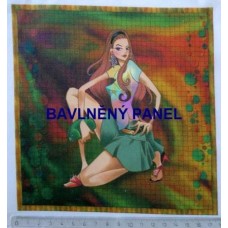 BAVLNĚNÝ PANEL - 18 x 18 cm ZP844