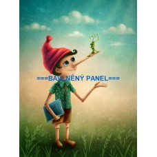 Bavlněný panel - PINOCCHIO  -  196-71
