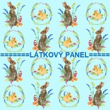 BAVLNĚNÝ ČI ÚPLETOVÝ  PANEL- varianty velikostí 202-122 kolekce LESNÍ ZVÍŘÁTKA