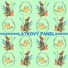 BAVLNĚNÝ ČI ÚPLETOVÝ  PANEL- varianty velikostí 202-123 kolekce LESNÍ ZVÍŘÁTKA