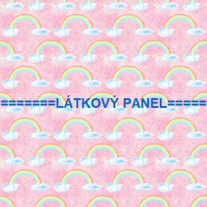 BAVLNĚNÝ ČI ÚPLETOVÝ  PANEL- varianty velikostí 202-140 kolekce JEDNOROŽEC