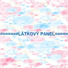 BAVLNĚNÝ ČI ÚPLETOVÝ  PANEL- varianty velikostí 202-147 kolekce JEDNOROŽEC