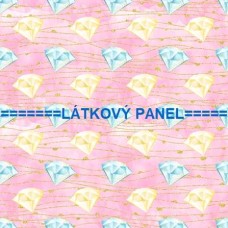 BAVLNĚNÝ ČI ÚPLETOVÝ  PANEL- varianty velikostí 202-153 kolekce JEDNOROŽEC