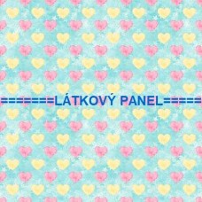 BAVLNĚNÝ ČI ÚPLETOVÝ  PANEL- varianty velikostí 202-158 kolekce JEDNOROŽEC