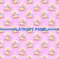 BAVLNĚNÝ ČI ÚPLETOVÝ  PANEL- varianty velikostí 202-169 kolekce JEDNOROŽEC A PRINCEZNA