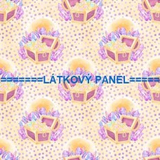 BAVLNĚNÝ ČI ÚPLETOVÝ  PANEL- varianty velikostí 202-176 kolekce JEDNOROŽEC A PRINCEZNA