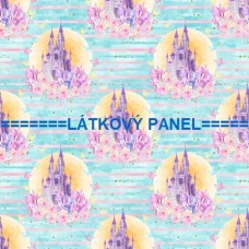 BAVLNĚNÝ ČI ÚPLETOVÝ  PANEL- varianty velikostí 202-179 kolekce JEDNOROŽEC A PRINCEZNA