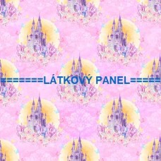 BAVLNĚNÝ ČI ÚPLETOVÝ  PANEL- varianty velikostí 202-189 kolekce JEDNOROŽEC A PRINCEZNA